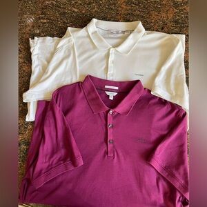 Calvin Klein men’s polos side XL. Price for both
